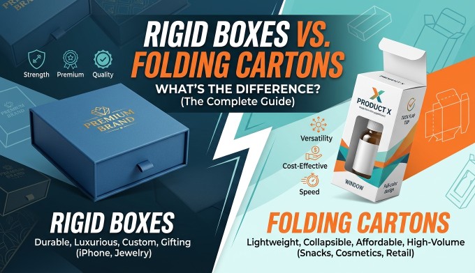 Rigid Boxes vs Folding Cartons